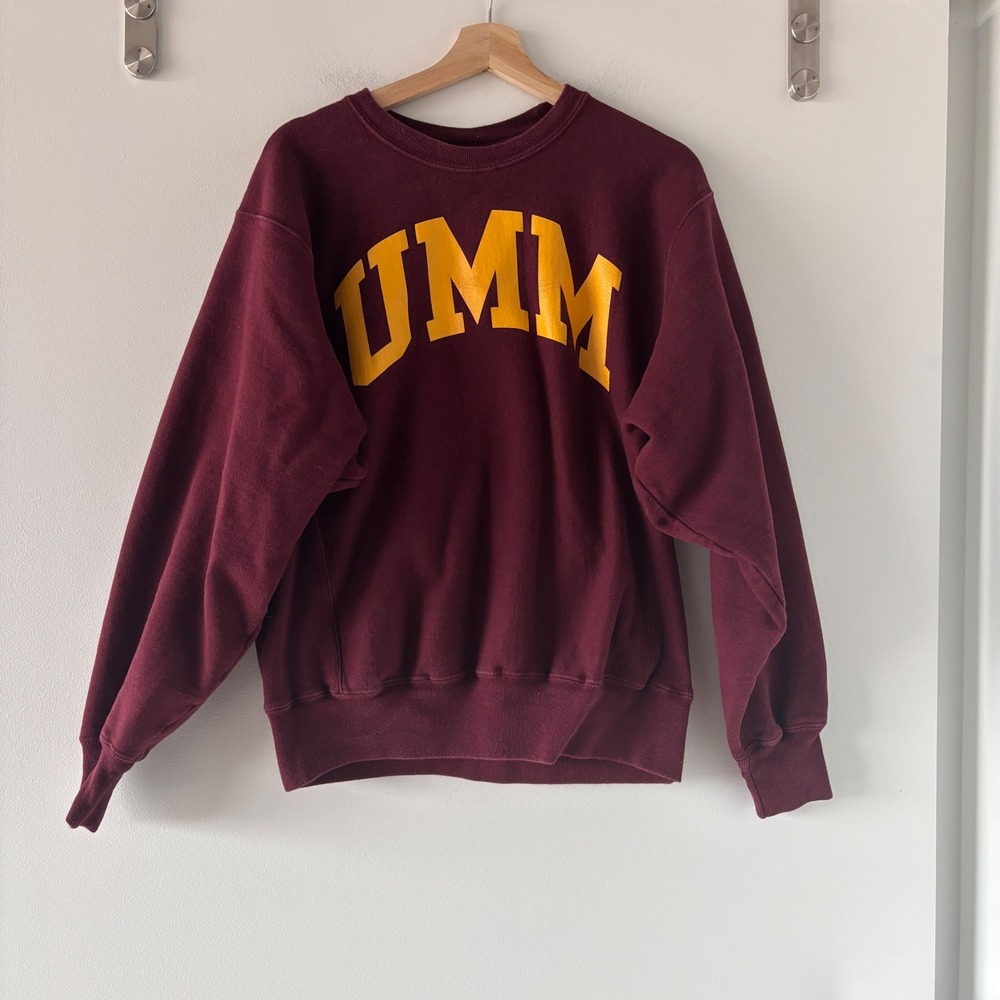 Vintage Champion Reverse Weave UMM University of Minnesota Morris Sweatshirt